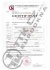 Certifikát TTK PASIV PLUS 3